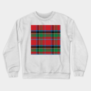 tartan Crewneck Sweatshirt